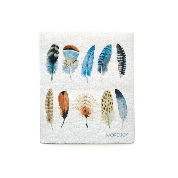 Feathers Swedish Dishcloth