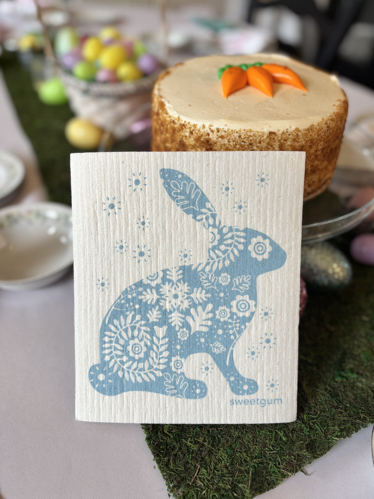 Blue Bunny Swedish Dishcloth Swedish Dishcloths sweetgum textiles company, LLC 