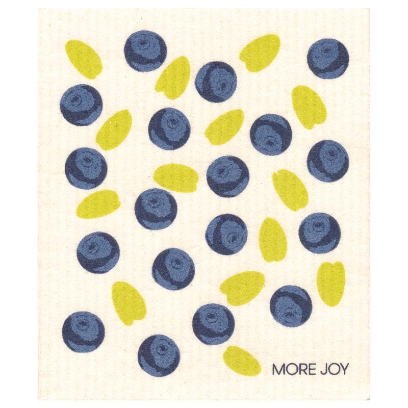 Blueberries Swedish dishcloth | Blue and green Swedish Dishcloths SWEETGUM TEXTILES CO., LLC 