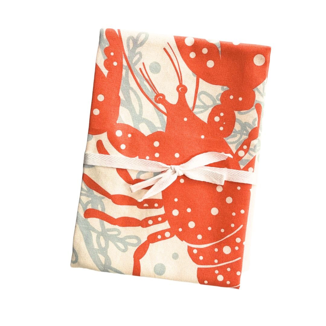 Maine Lobster Tea Towel | Nantucket Red Tea Towel sweetgum textiles company, LLC 