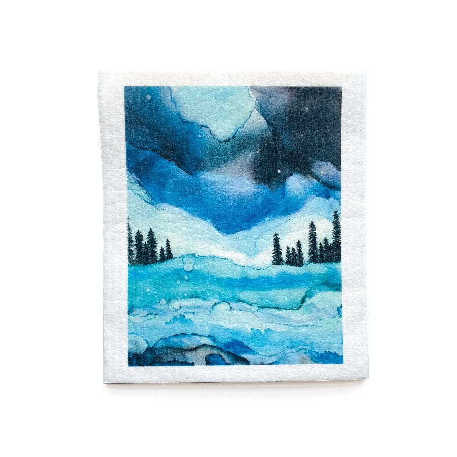 Bundle of 3 Swedish Dishcloths | Coastal Forest | Studio Feron Swedish Dishcloths sweetgum textiles company, LLC 
