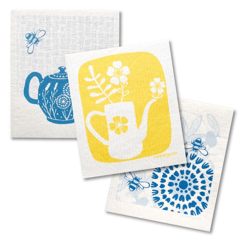 Blue Bird Swedish Dishcloth - sweetgum home, LLC