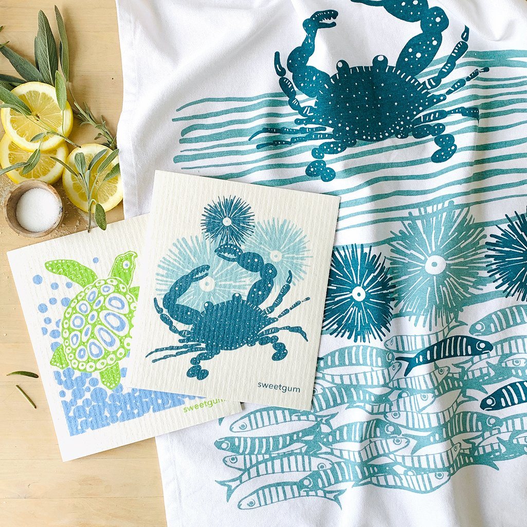 Embroidered Swedish Dishcloths - Uncommon Designs