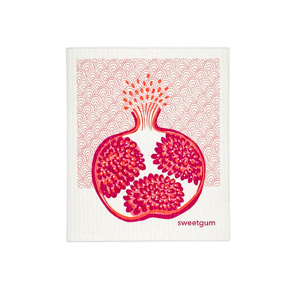 Pomegranate Swedish Dishcloth Swedish Dishcloths sweetgum textiles company, LLC 